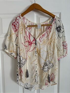 LOVESTITCH FLORAL BLOUSE